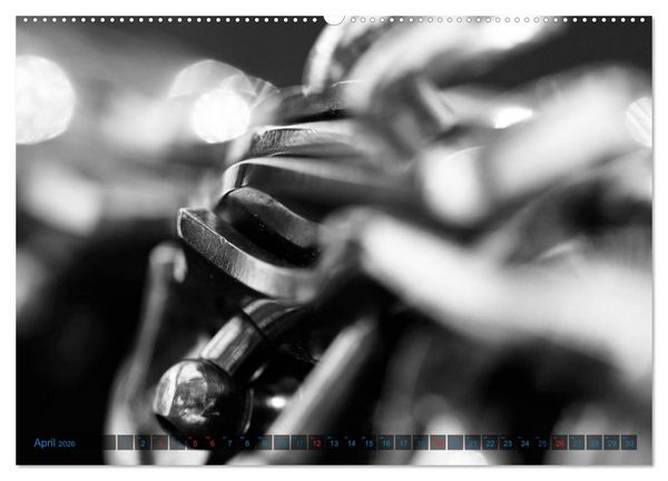 Produktbild: Klarinette - close up (Wandkalender 2026 DIN A2 quer), CALVENDO Monatskalender