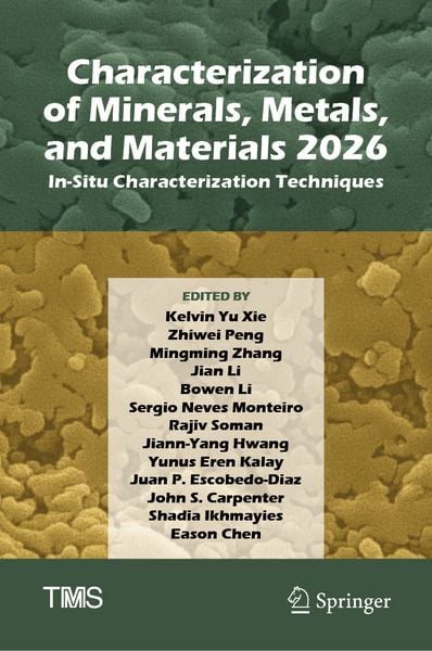 Produktbild: Characterization of Minerals, Metals, and Materials 2026
