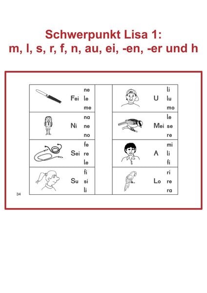 Produktbild: Lesen mit Lisa - Heft 1