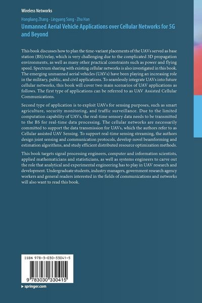 Produktbild: Unmanned Aerial Vehicle Applications over Cellular Networks for 5G and Beyond