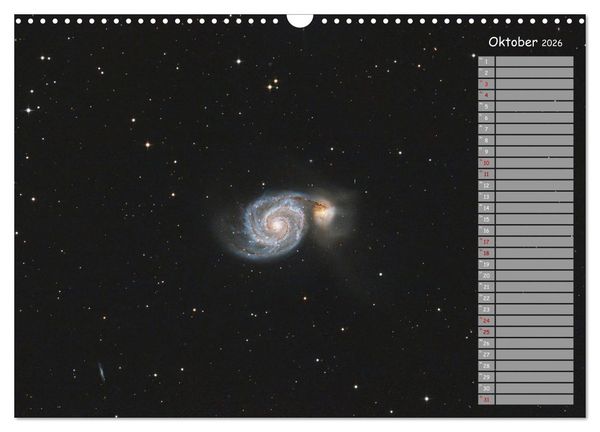 Produktbild: Deep-Sky Amateurastronomie (Wandkalender 2026 DIN A3 quer), CALVENDO Monatskalender