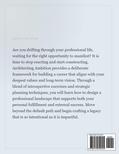 Produktbild: architecting ambition a guide to purposeful career selection