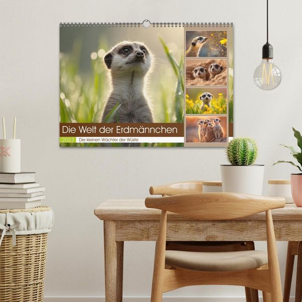 Produktbild: Die Welt der Erdm&auml;nnchen (Wandkalender 2027 DIN A3 quer), CALVENDO Monatskalender