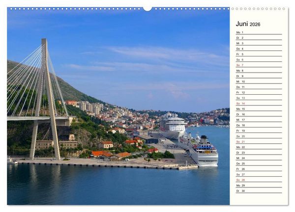 Produktbild: Dubrovnik - Perle der Adria (hochwertiger Premium Wandkalender 2026 DIN A2 quer), Kunstdruck in Hochglanz