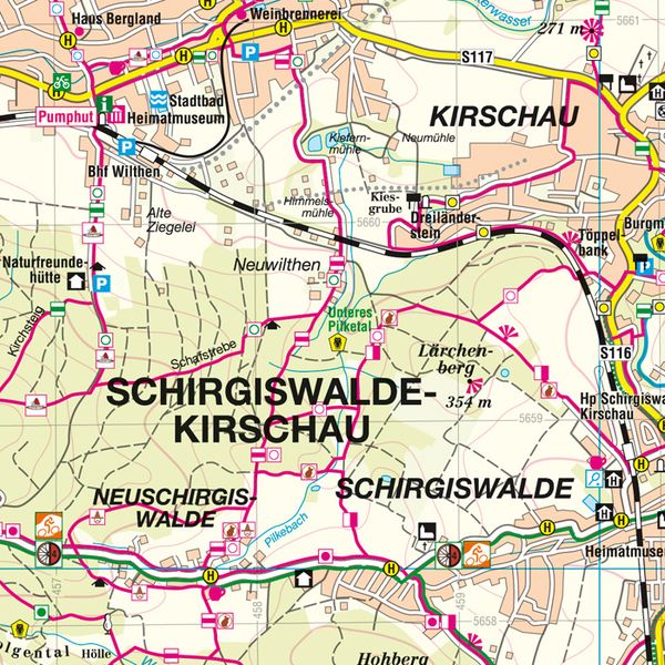 Produktbild: Schirgiswalde-Kirschau und Umgebung - Vatlenberg, Czorneboh, Bieleboh