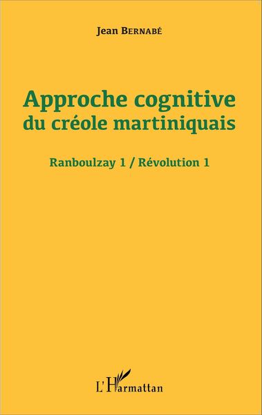Produktbild: Approche cognitive du cr&eacute;ole martiniquais