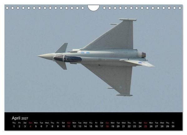 Produktbild: The Mighty Eurofighter Typhoon (Wall Calendar 2027 DIN A4 landscape), CALVENDO 12 Month Wall Calendar