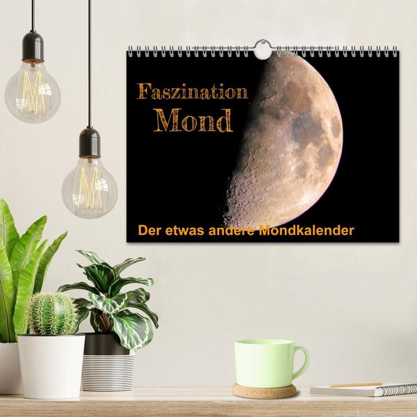 Produktbild: Faszination Mond - der etwas andere Mondkalender (Wandkalender 2027 DIN A4 quer), CALVENDO Monatskalender