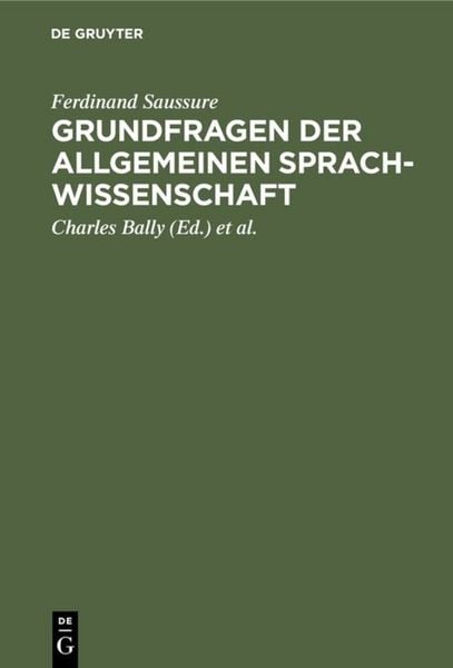 Produktbild: Grundfragen der allgemeinen Sprachwissenschaft