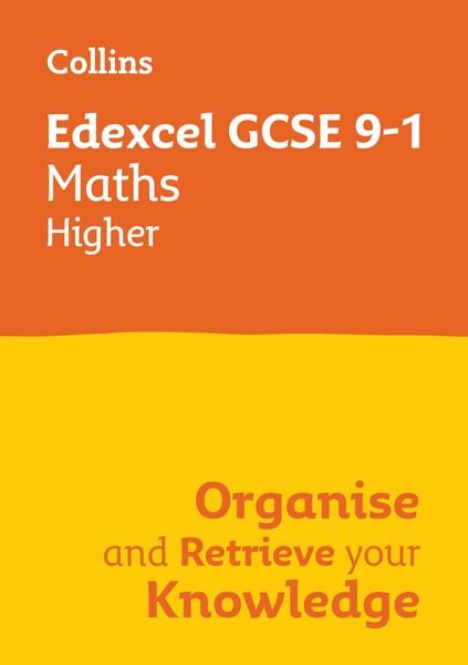 Produktbild: Edexcel GCSE 9-1 Maths Higher Organise and Retrieve Your Knowledge