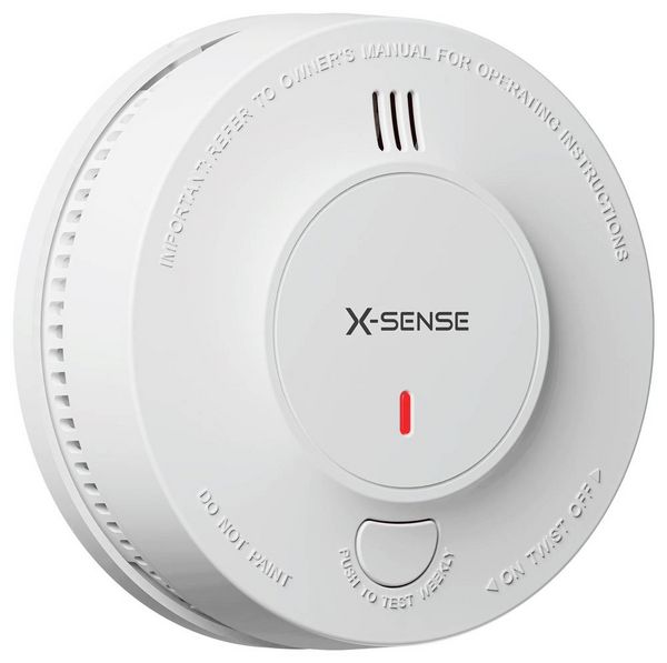 Produktbild: X-Sense SD19 Rauchwarnmelder inkl. 10 Jahres-Batterie batteriebetrieben (B x H x T) 122 x 45 x 122 mm 1 St.