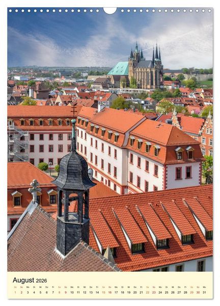 Produktbild: Geliebtes Erfurt (Wandkalender 2026 DIN A3 hoch), CALVENDO Monatskalender
