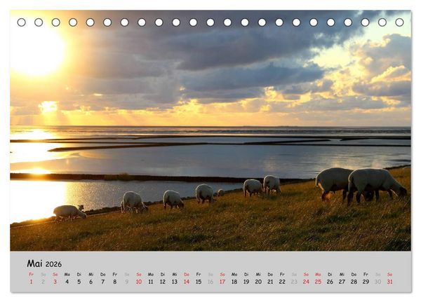 Produktbild: Sehnsucht Natur (Tischkalender 2026 DIN A5 quer), CALVENDO Monatskalender