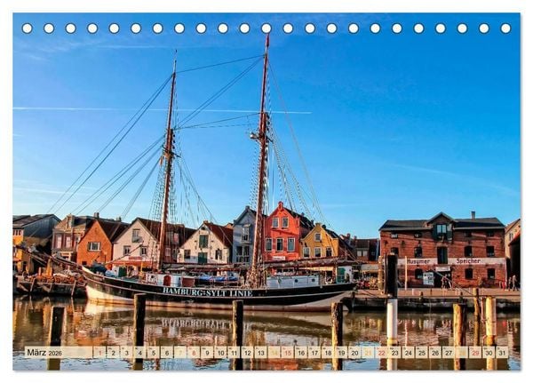 Produktbild: Sch&ouml;ne H&auml;fen zwischen Island und Barbados (Tischkalender 2026 DIN A5 quer), CALVENDO Monatskalender
