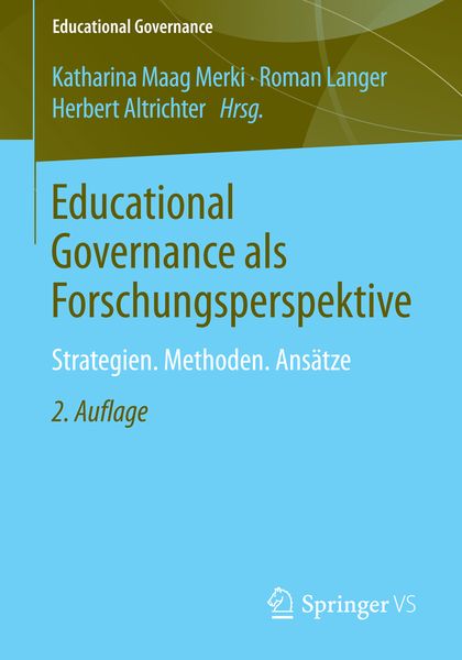 Produktbild: Educational Governance als Forschungsperspektive