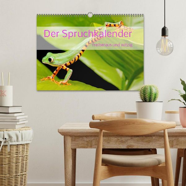 Produktbild: Der Spruchkalender - freiheraus und witzig (Wandkalender 2026 DIN A3 quer), CALVENDO Monatskalender