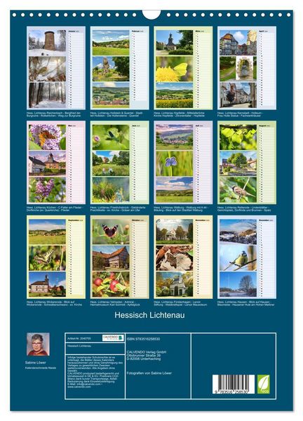 Produktbild: Hessisch Lichtenau (Wandkalender 2026 DIN A3 hoch), CALVENDO Monatskalender