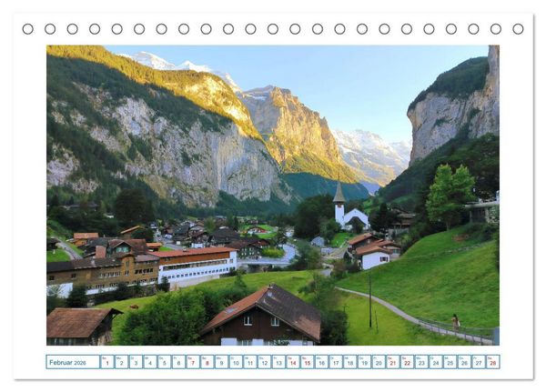 Produktbild: Schweizer St&auml;dte (Tischkalender 2026 DIN A5 quer), CALVENDO Monatskalender