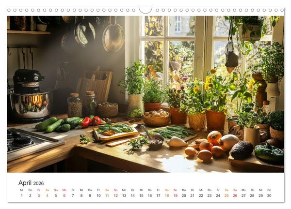 Produktbild: K&uuml;chenkalender - Momente voller Sch&ouml;nheit (Wandkalender 2026 DIN A3 quer), CALVENDO Monatskalender