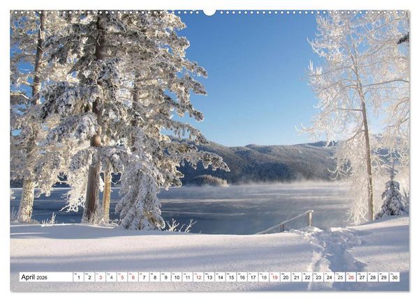 Produktbild: Winterm&auml;rchen Landschaften im Schnee (hochwertiger Premium Wandkalender 2026 DIN A2 quer), Kunstdruck in Hochglanz