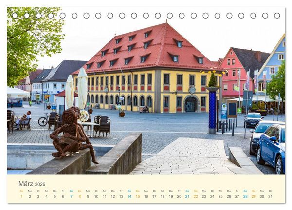 Produktbild: Lichtenfels - die Deutsche Korbstadt (Tischkalender 2026 DIN A5 quer), CALVENDO Monatskalender