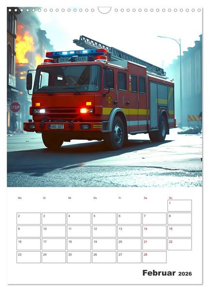 Produktbild: Heldentum im Einsatz - Ein Jahr mit den Lebensrettern (Wandkalender 2026 DIN A3 hoch), CALVENDO Monatskalender