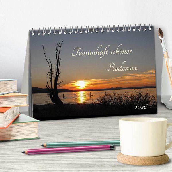 Produktbild: Traumhaft sch&ouml;ner Bodensee (Tischkalender 2026 DIN A5 quer), CALVENDO Monatskalender