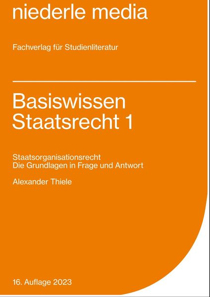 Basiswissen Staatsrecht 1 - 2023