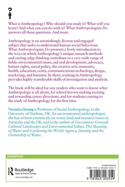 Produktbild: What Anthropologists Do