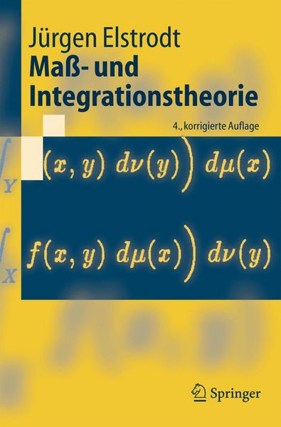 Produktbild: Ma&szlig;- und Integrationstheorie
