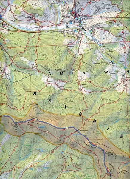 Produktbild: Alpenvereinskarte Bayerischer Wald, Arberregion, Kaitersberg, Osser 1:25 000