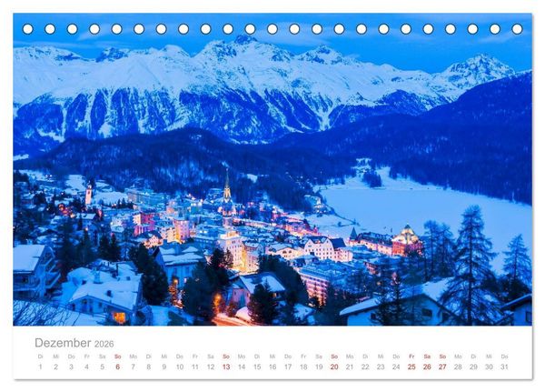 Produktbild: Reise durch die SCHWEIZ (Tischkalender 2026 DIN A5 quer), CALVENDO Monatskalender