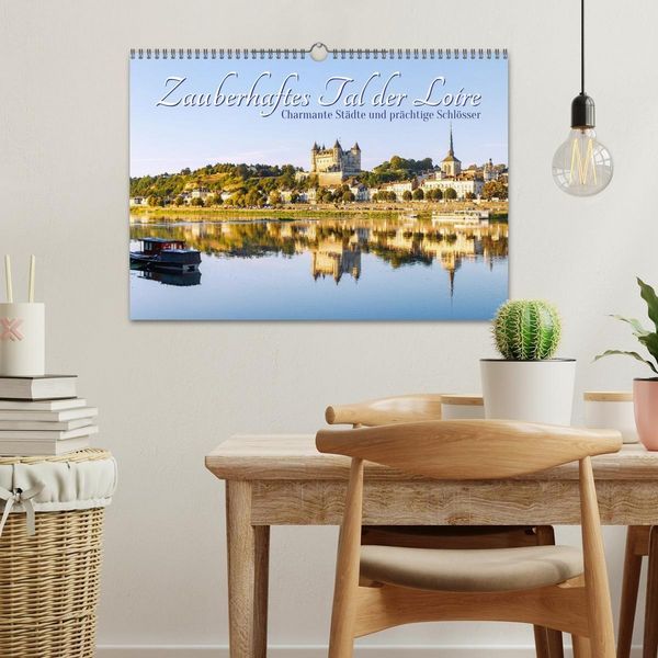 Produktbild: Zauberhaftes Tal der Loire. Charmante St&auml;dte und pr&auml;chtige Schl&ouml;sser (Wandkalender 2027 DIN A3 quer), CALVENDO Monatskalender