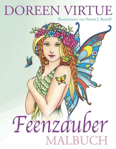 Feenzauber Malbuch, Taschenbuch von Doreen Virtue, L.E.O. Verlag, 9783957360786