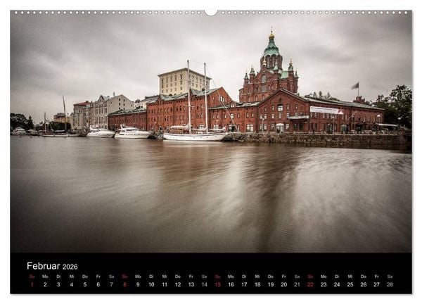 Produktbild: Helsinki / Besuchen - Entdecken - Erleben (hochwertiger Premium Wandkalender 2026 DIN A2 quer), Kunstdruck in Hochglanz