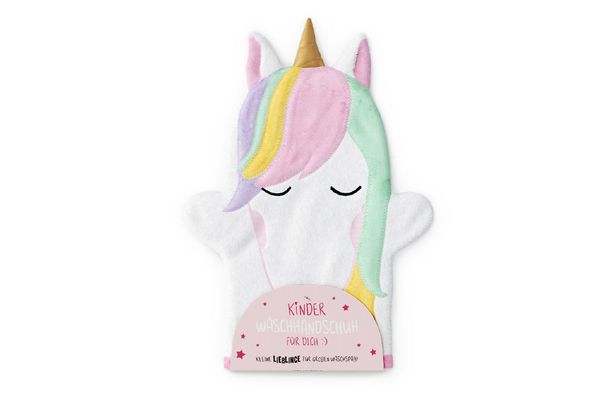Produktbild: Waschhandschuh 27x20 Einhorn