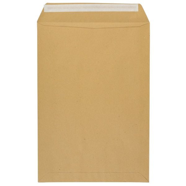 Produktbild: Idena Versandtaschen ohne Fenster haftklebend 90g/m&sup2; braun DIN C4 10 St&uuml;ck