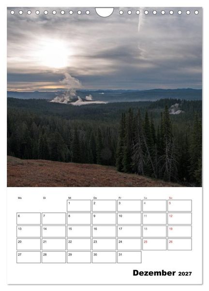 Produktbild: Yellowstone und Grand Tetons Nationalparks (Wandkalender 2027 DIN A4 hoch), CALVENDO Monatskalender