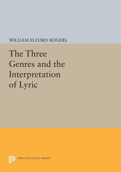 Produktbild: The Three Genres and the Interpretation of Lyric