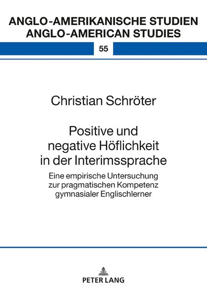 Produktbild: Positive und negative H&ouml;flichkeit in der Interimssprache