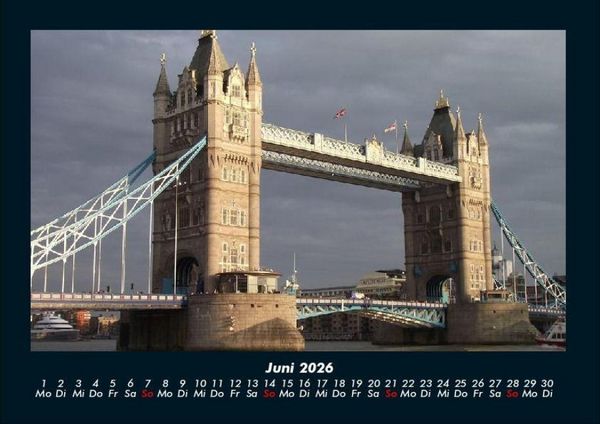 Produktbild: London 2026 Fotokalender DIN A4