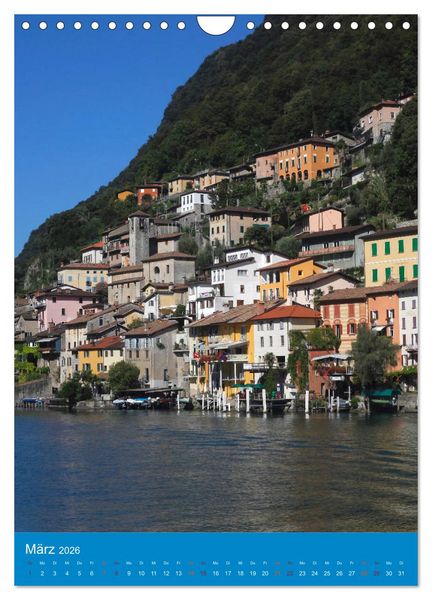 Produktbild: Tessin (Wandkalender 2026 DIN A4 hoch), CALVENDO Monatskalender