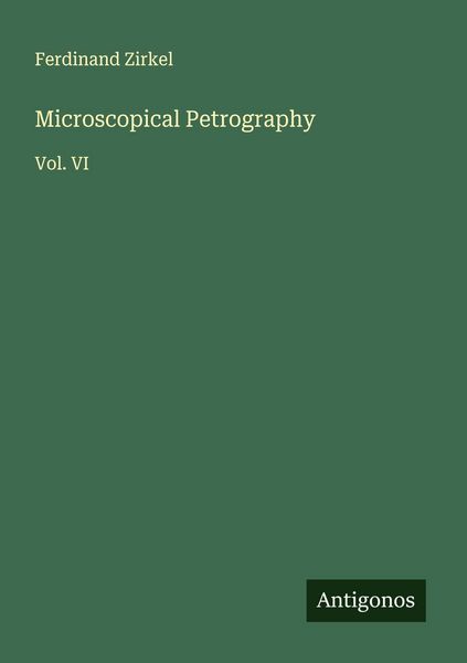 Produktbild: Microscopical Petrography