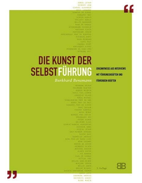 Produktbild: Die Kunst der Selbstf&uuml;hrung