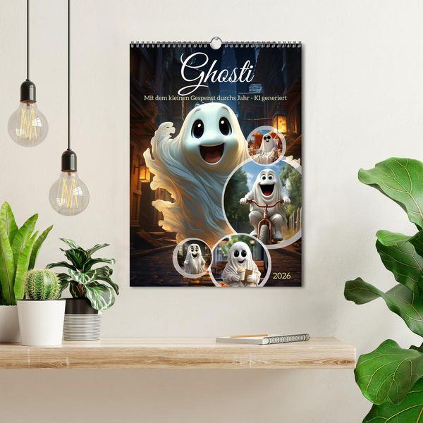 Produktbild: Ghosti (Wandkalender 2026 DIN A3 hoch), CALVENDO Monatskalender