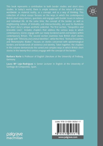 Produktbild: Borders and Border Crossings in the Contemporary British Short Story