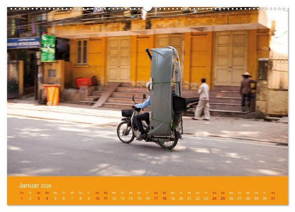Produktbild: Eindr&uuml;cke von VIETNAM 2026 by Till Br&uuml;hne 2026 (hochwertiger Premium Wandkalender 2026 DIN A2 quer), Kunstdruck in Hochglanz