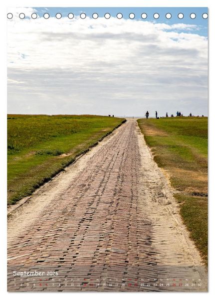Produktbild: Nordfriesland, Zwischen St. Peter Ording und Sylt (Tischkalender 2026 DIN A5 hoch), CALVENDO Monatskalender
