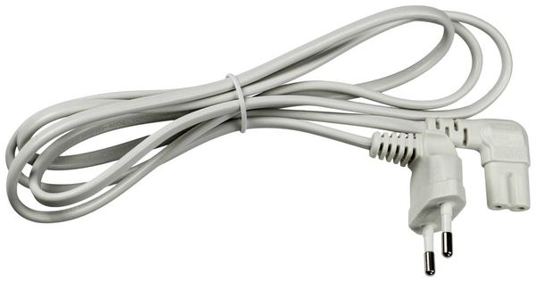 AS Schwabe 70880 Strom Netzkabel Weiß 1.5m