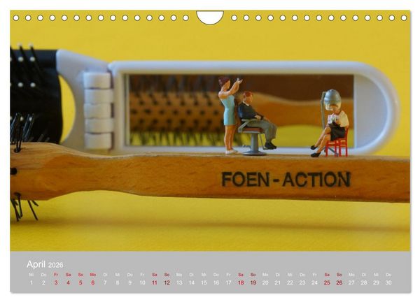 Produktbild: Das zweite Leben von Miniatur-Figuren (Wandkalender 2026 DIN A4 quer), CALVENDO Monatskalender